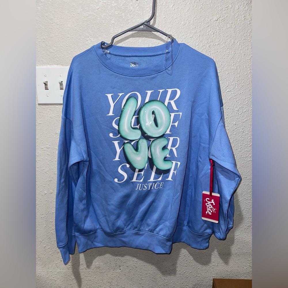 Justice sweater shirt